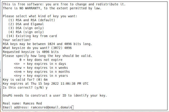 Emacs Contraseña 08 Datos personales