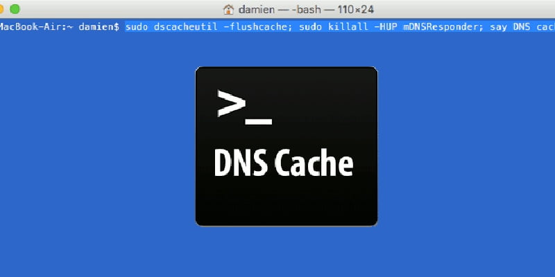 Cómo vaciar la caché de DNS en tu Mac