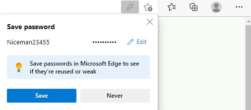 Contraseñas Navegadores Dot Edge Contraseña guardada