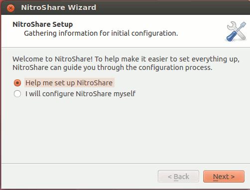 nitroshare-instalación-configuración