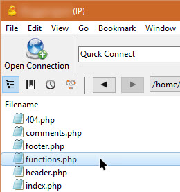 wp-remove-comment-ip-address-open-functions-file