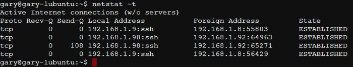 netstat-t