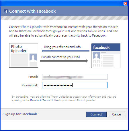 connect-facebook-desktop-application