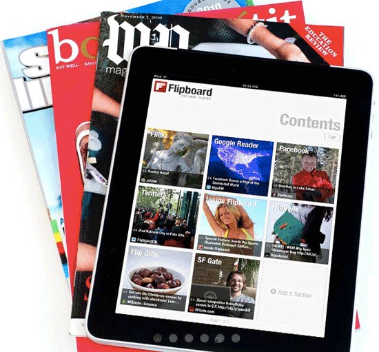 Visor de revistas Flipboard