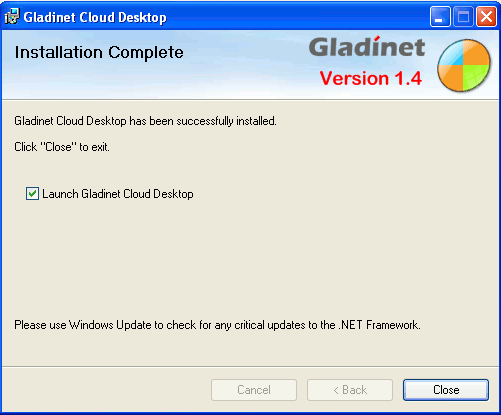 gladinet-instalar