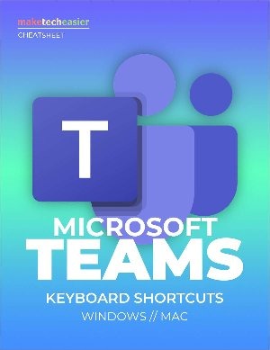 Descarga de hoja de referencia de atajos de teclado de Microsoft Teams