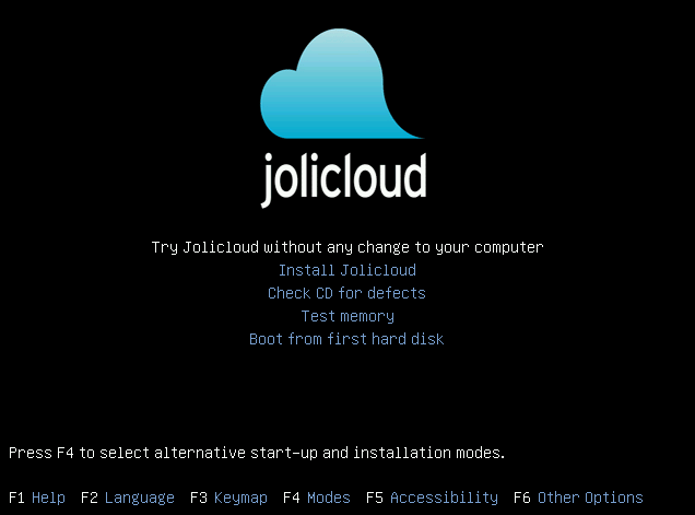 jolicloud-bootup