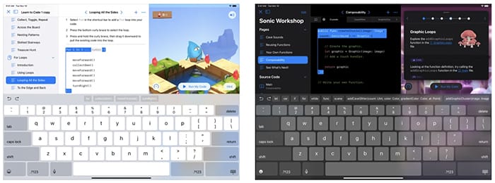 Aplicaciones de codificación Iphone Swift Playgrounds