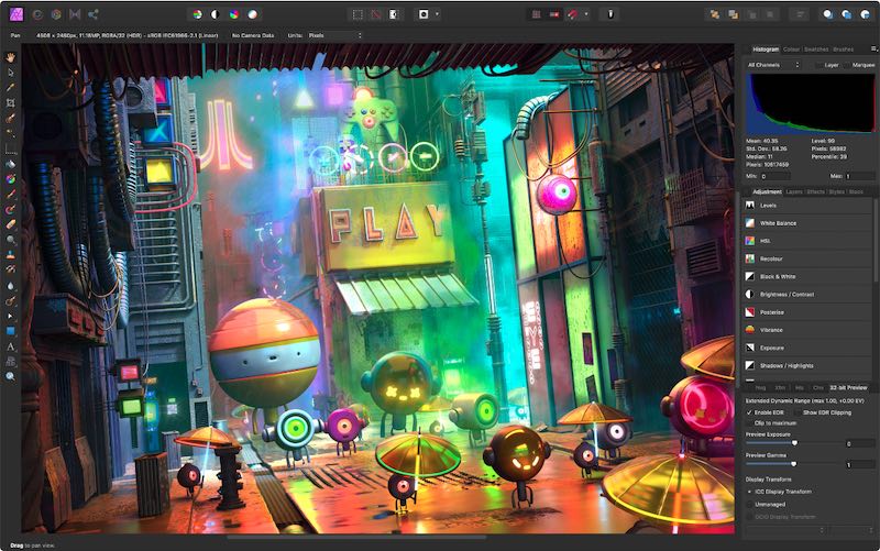 Las mejores alternativas de Photoshop Mac Affinityphoto