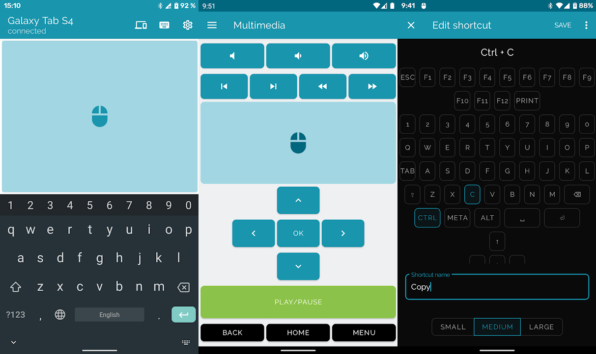 Ratón de teclado Bluetooth sin servidor