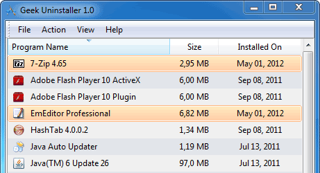 Windows-uninstallers-geek-uninstaller
