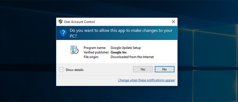 Why You Shouldn't Disable User Access Control Feature in Windows