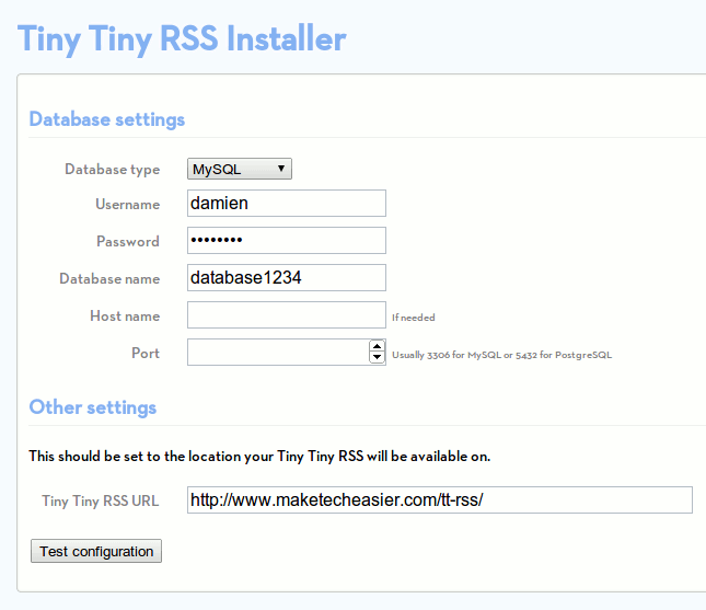 Lector de rss autohospedado con Tiny Tiny RSS