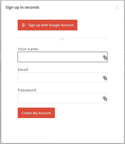 Puedes registrarte en Todoist usando tu correo electrónico o cuenta de Google.