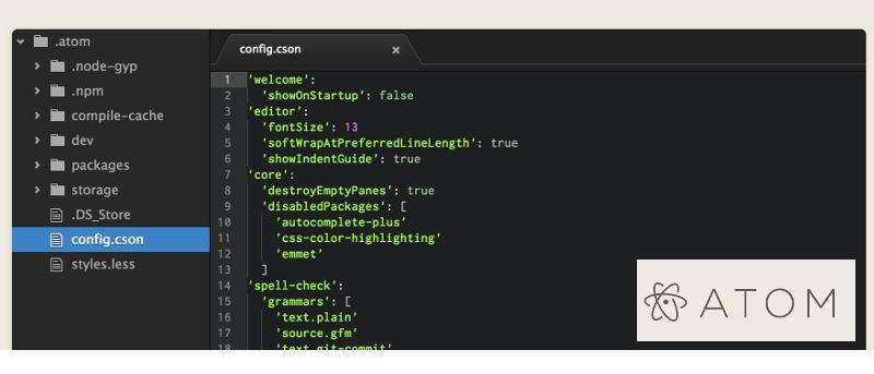 Práctica con el editor de texto Atom de Github