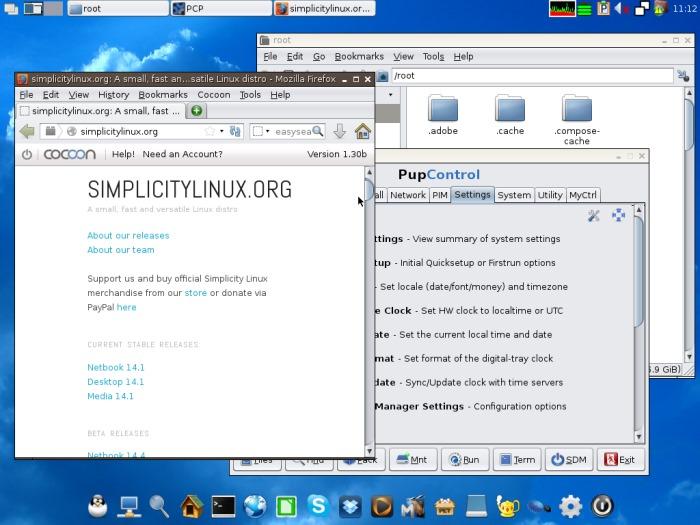 Simplicidad Linux - escritorio