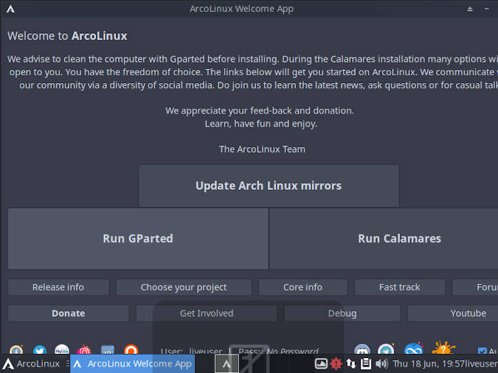 Instalación Arcolinux 1