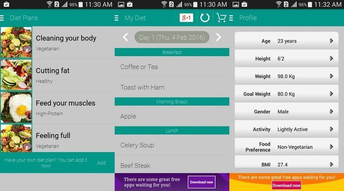 Android-Diet-Apps-Asistente de dieta