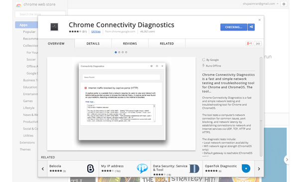 Chrome-Conectividad-Diagnóstico-App-Store