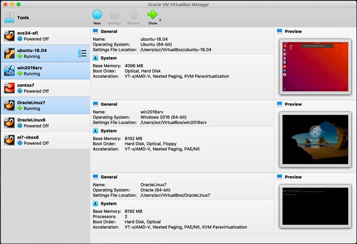 Virtualbox Vs Vmware Virtualbox Múltiples Vms