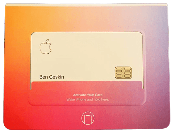 Tarjeta Apple Ben Geskin