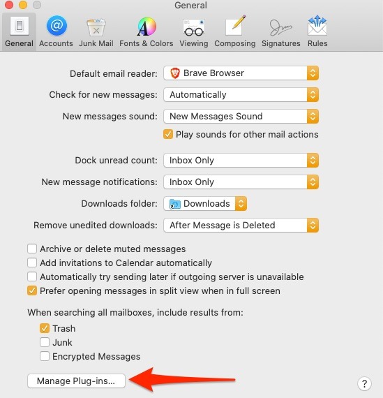 Reproducir emuladores en Ios Mail Manage Plugins