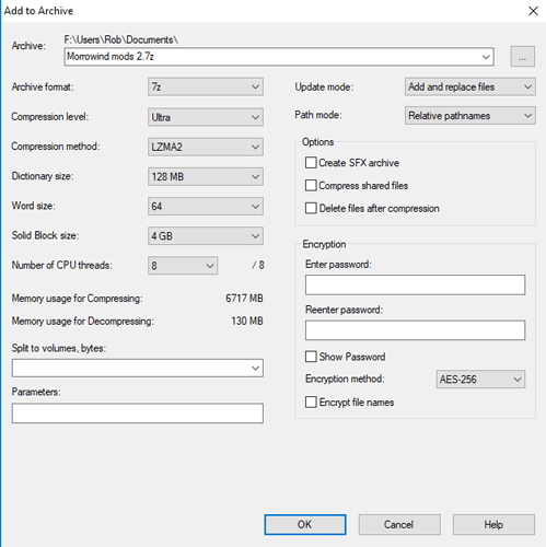 cómo-crear-un-archivo-zip-7zip-settings