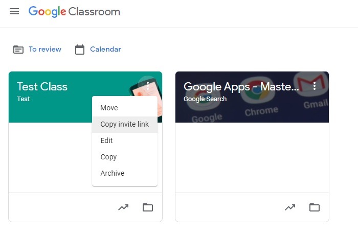 Google Classroom Administrar varias aulas