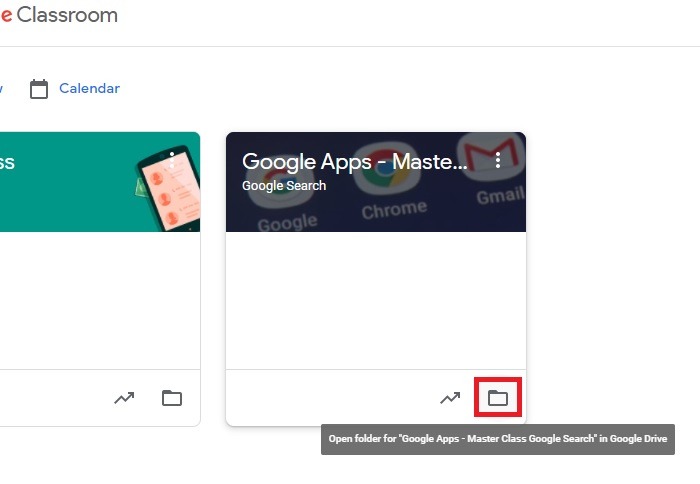 Carpetas de Google Classroom