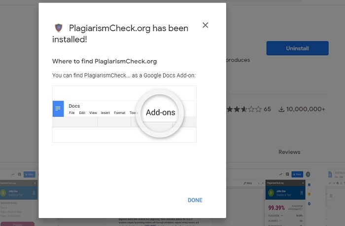 Comprobación de plagio de Google Classroom