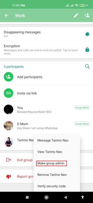 Cómo crear un grupo de Whatsapp Hacer administrador de grupo