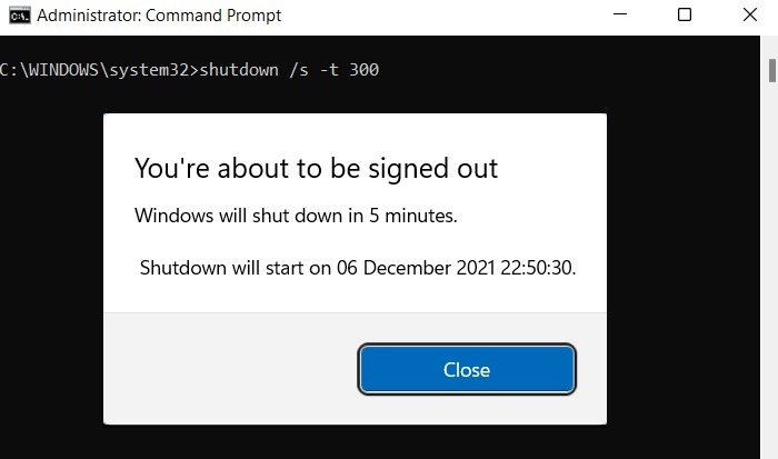 Programar Windows11 10 Shutstart Command Prompt Shutdown Command Timer