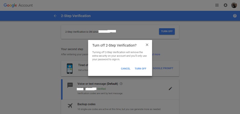 google-2-step-verification-turn-off