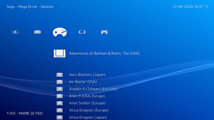 Guía de emulación de Génesis Lista de roms de Retroarch