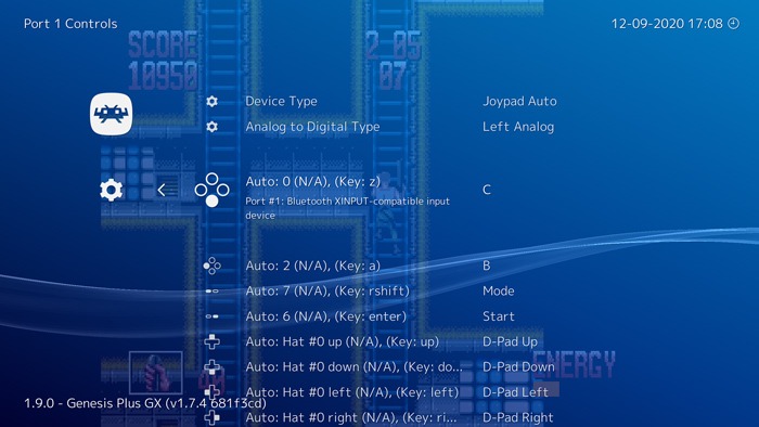 Guía de emulación de Génesis Controles retroarch
