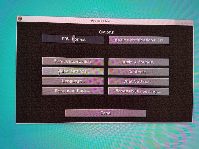 Puede optimizar Minecraft para Raspberry Pi editando su configuración de video.