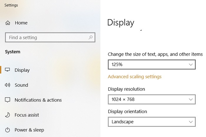 Cambiar el tamaño de las pantallas de los iconos del escritorio Ampliar el tamaño de la pantalla