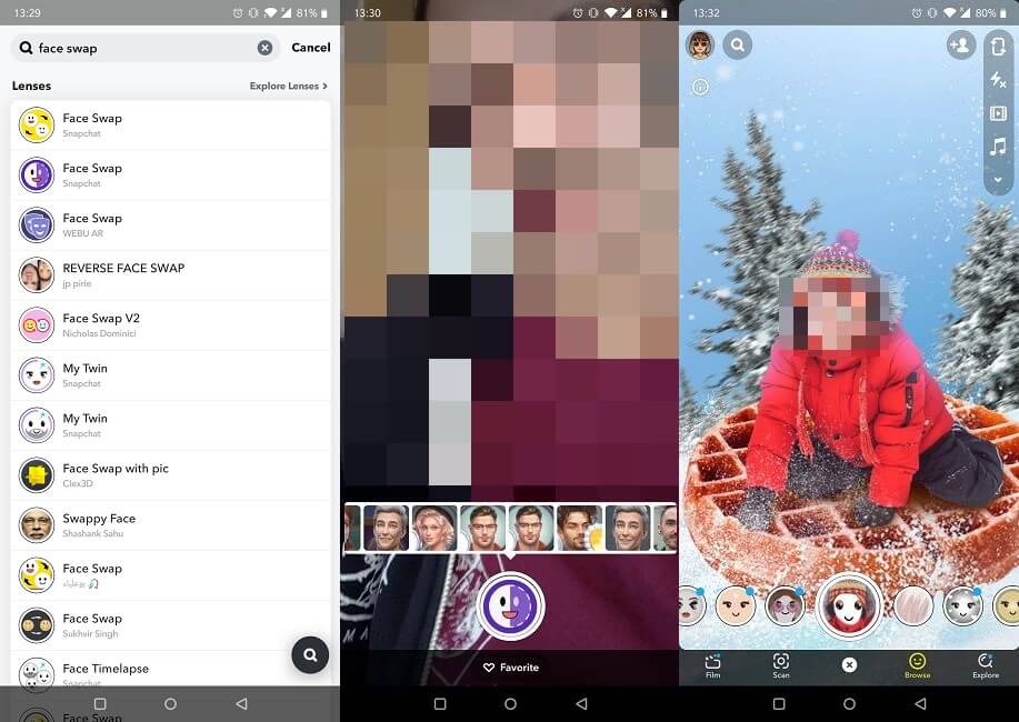 Las mejores aplicaciones para intercambiar caras Android Snapchat