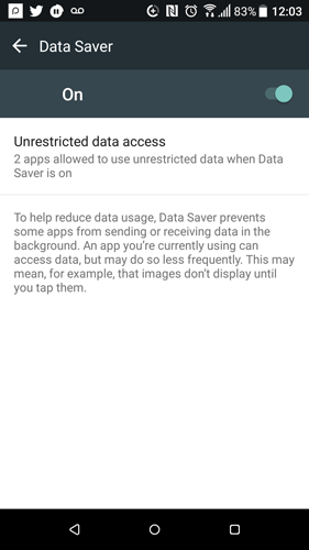 detener-pop-ups-en-android-data-saver