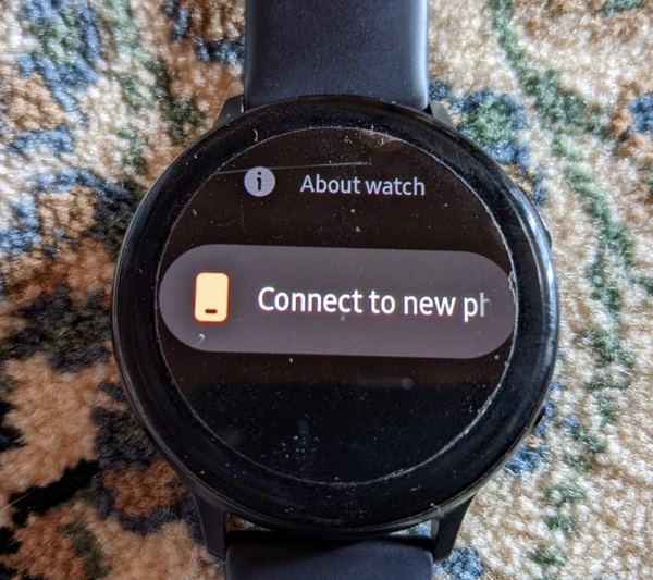 Samsung Galaxy Watch Conectar a un nuevo teléfono