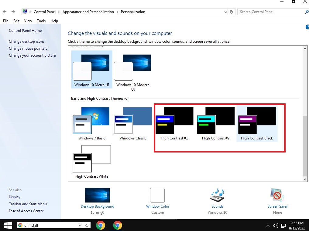 Tema de Windows10 Transformación de Windows7 Temas oscuros