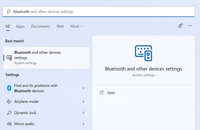 Conectar pantallas de portátiles Bluetooth y otros dispositivos Buscar Windows11