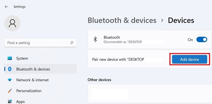 Conectar Laptop Pantallas Dispositivos Bluetooth Windows11 Agregar dispositivo