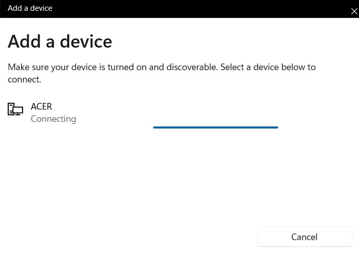 Conectar Laptop Pantallas Windows11 Agregar un dispositivo Conexión Bluetooth