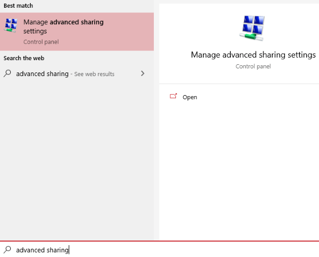 Uso compartido avanzado de transferencia de PC con Android