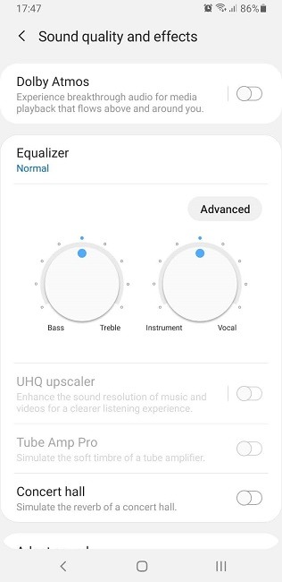 Cómo mejorar la configuración de sonido de Android Samsung Galaxy S9