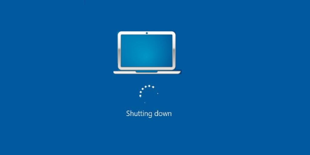 Featured Laptop Shutdown