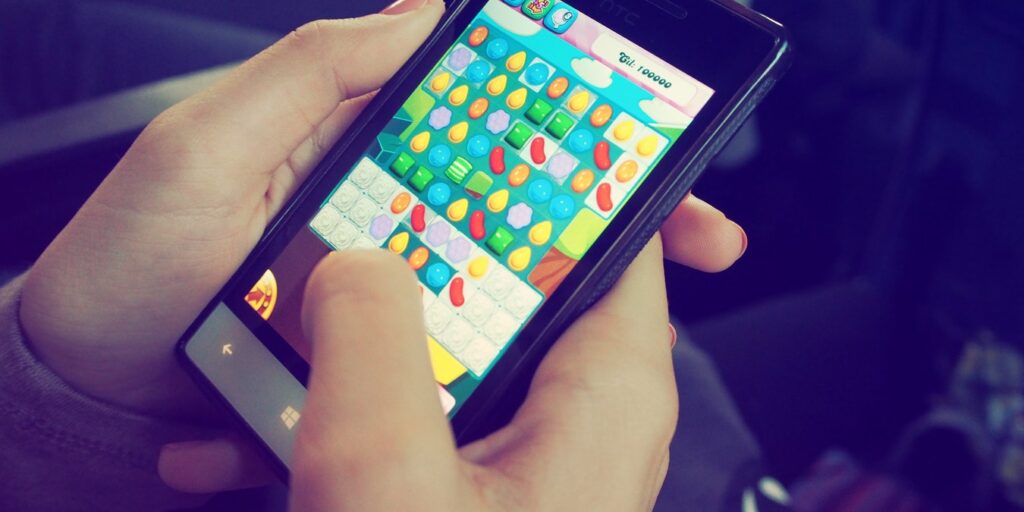 Mobile Puzzle Game Candy Crush