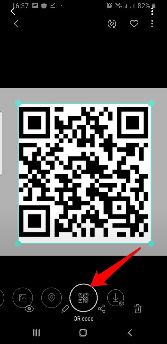 Leer código Qr Android Bixby Vision Código Qr