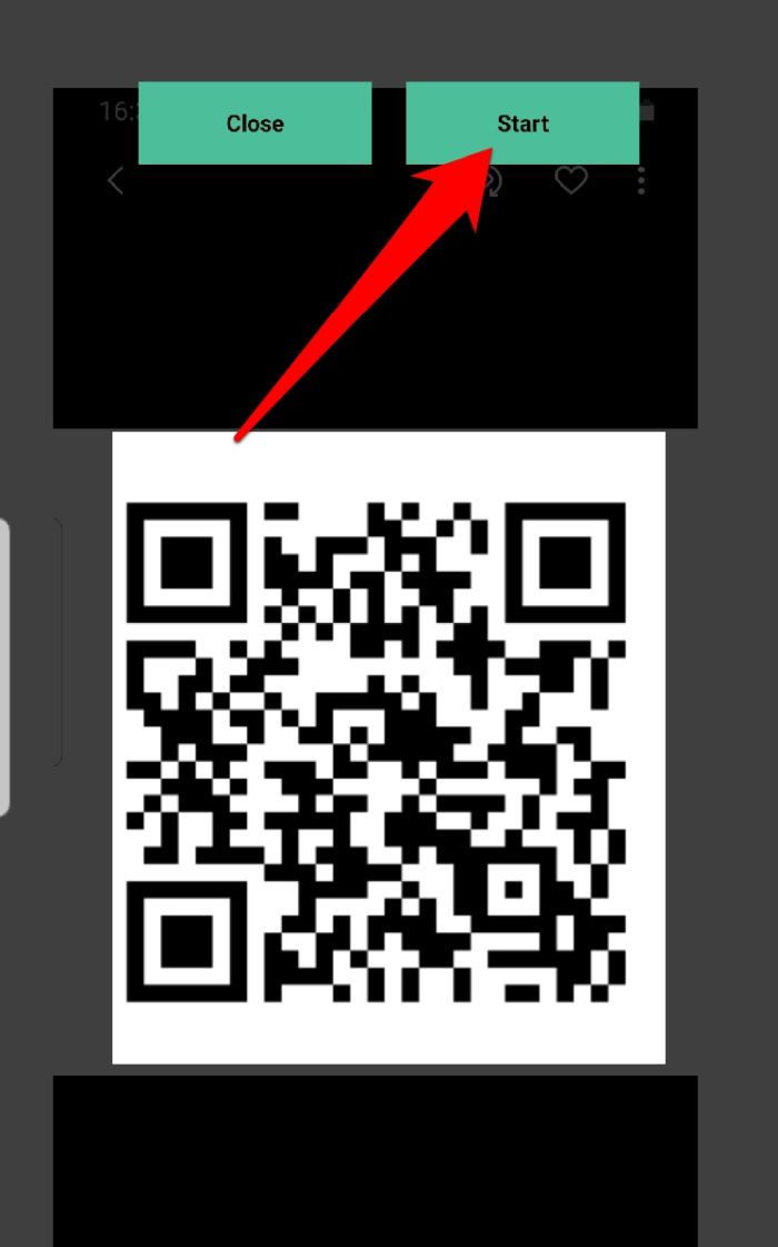 Leer código Qr Inicio del lector de código Qr de Android